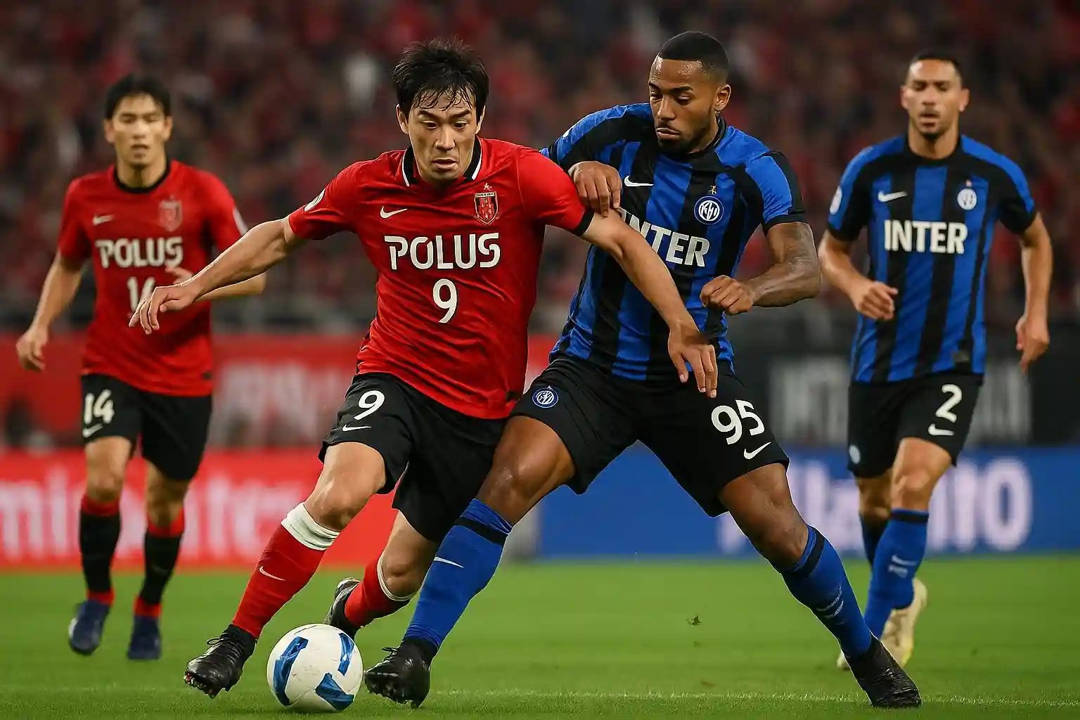Inter vs Urawa Red Diamonds trong trận đấu đầy thử thách.